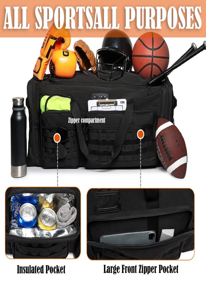 HAMBOLY 130L Extra Large Duffle Bag for Men, Heavy Duty Duffle Bag for Travel, Large Sports Gym Equipment Bag for Hockey Football Baseball Soccer Basketball & Drum Hardware - Image 3